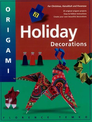 cover image of Origami Holiday Decorations